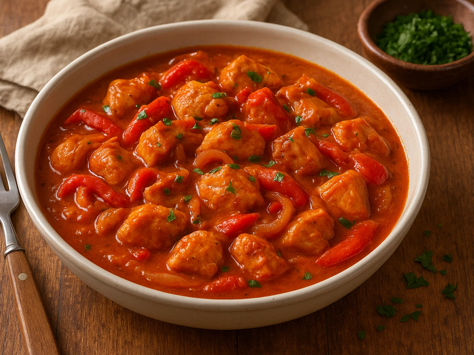 Hühnchen-Paprika-Gulasch