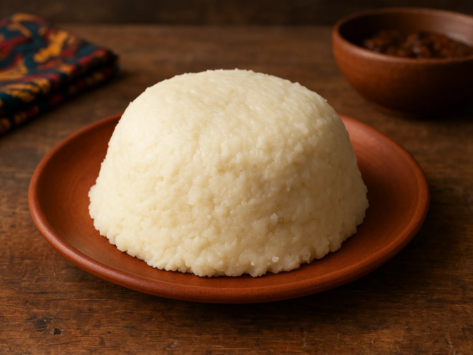 Klassisches Ugali (ostafrikanischer Maisbrei)