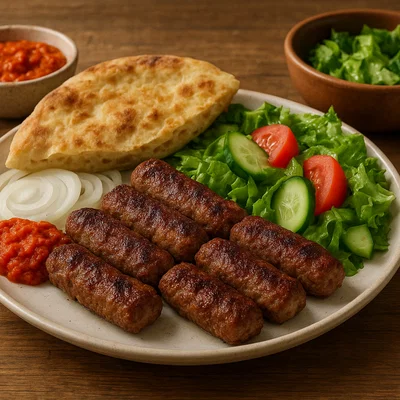 Hausgemachte Cevapcici vom Grill oder aus der Pfanne