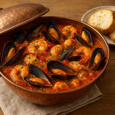 Cataplana de Marisco – Portugiesischer Meeresfrüchte-Eintopf
