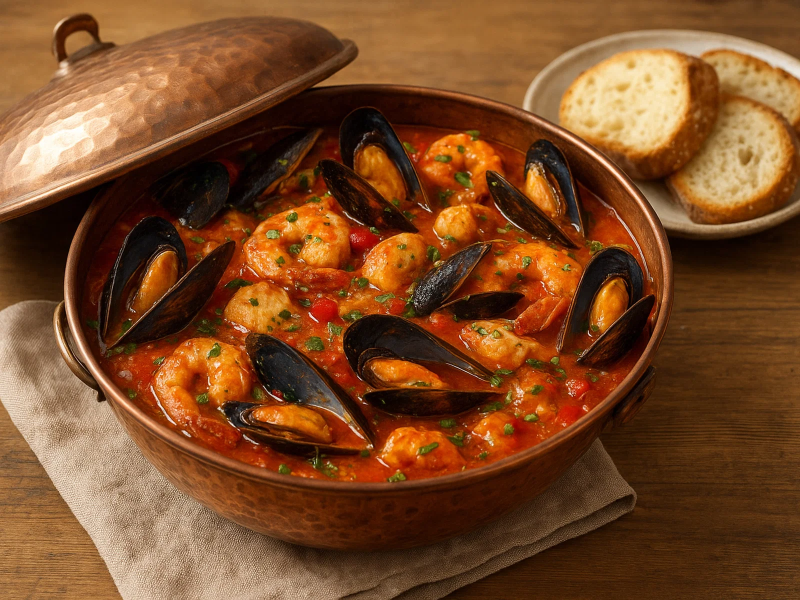 Cataplana de Marisco – Portugiesischer Meeresfrüchte-Eintopf