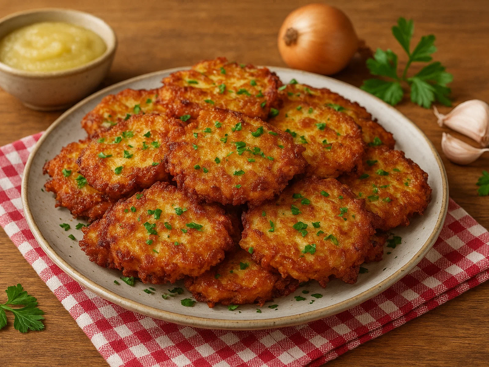 Gromperekichelcher – Luxemburgische Kartoffelpuffer