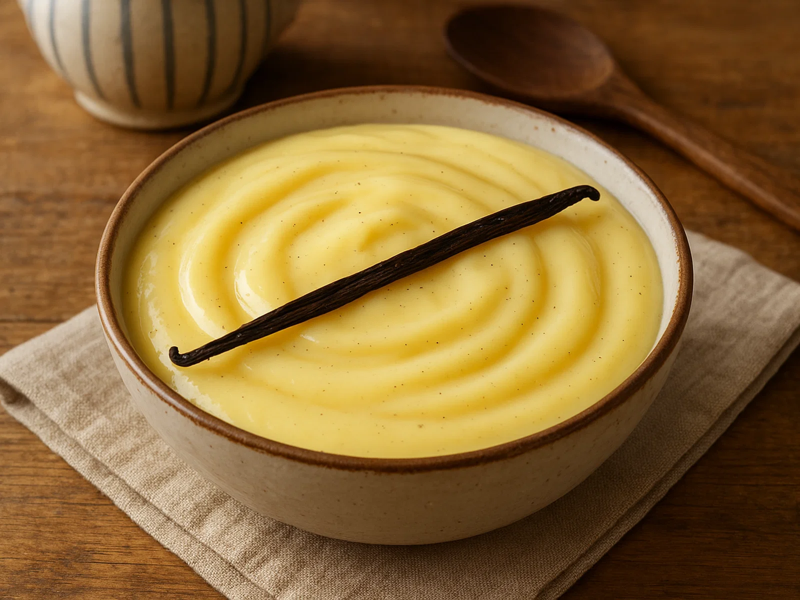 Klassischer Vanillepudding