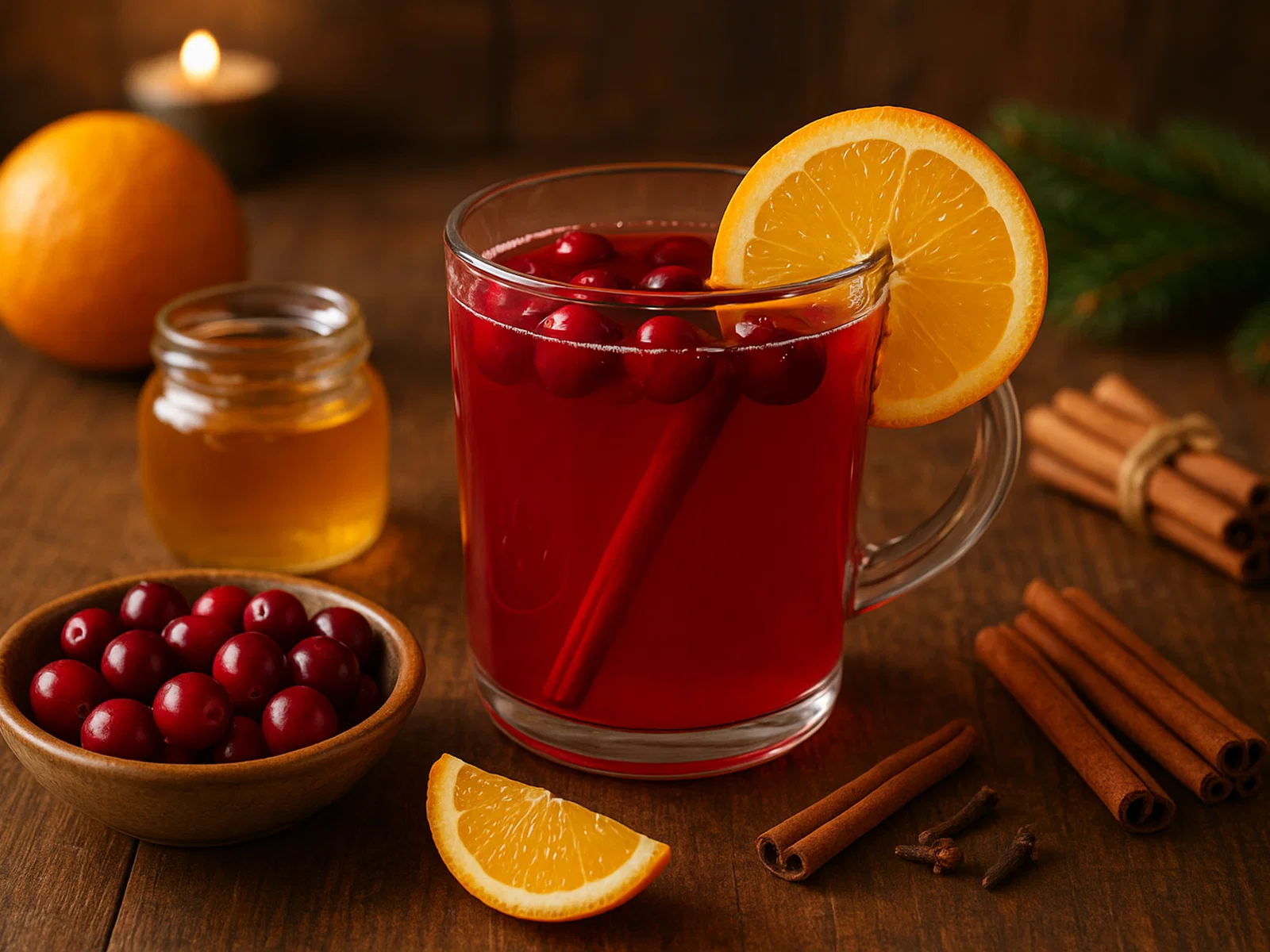 Cranberry-Orangen-Punsch