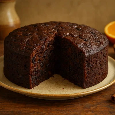 Schwarzer Kuchen (karibischer Rum-Weihnachtskuchen)
