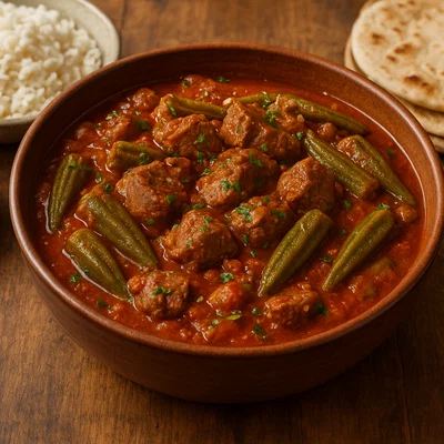 Margat Bamia – Orientalischer Lamm-Okra-Eintopf
