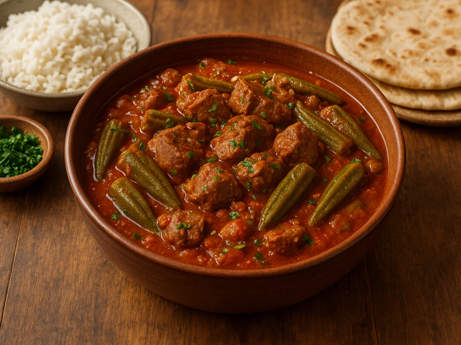Margat Bamia – Orientalischer Lamm-Okra-Eintopf