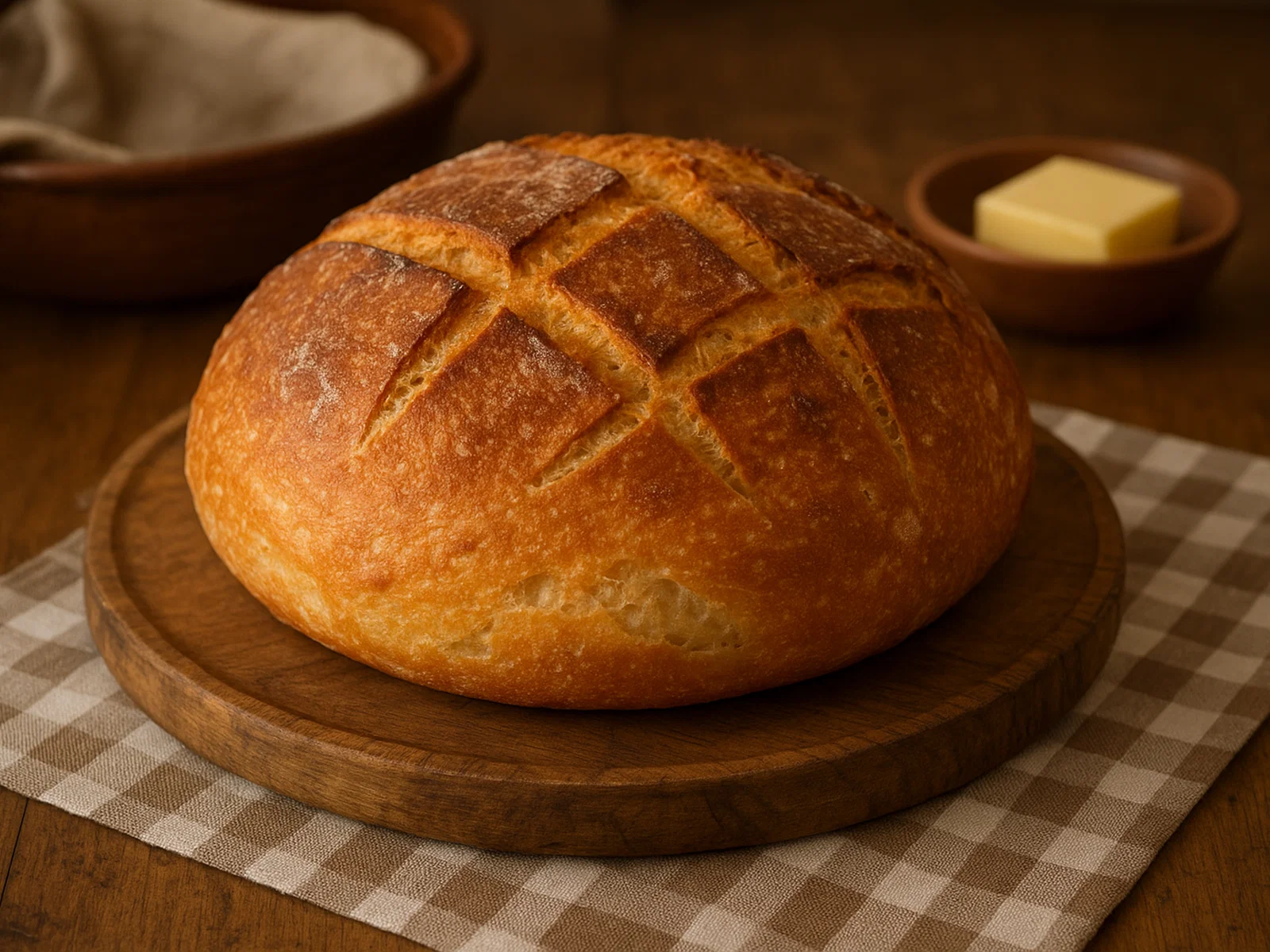 Ofenfrisches Hefebrot