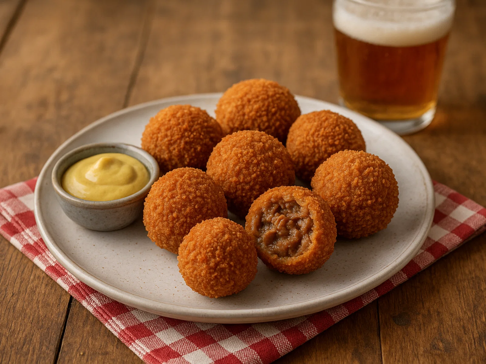 Klassische niederländische Bitterballen