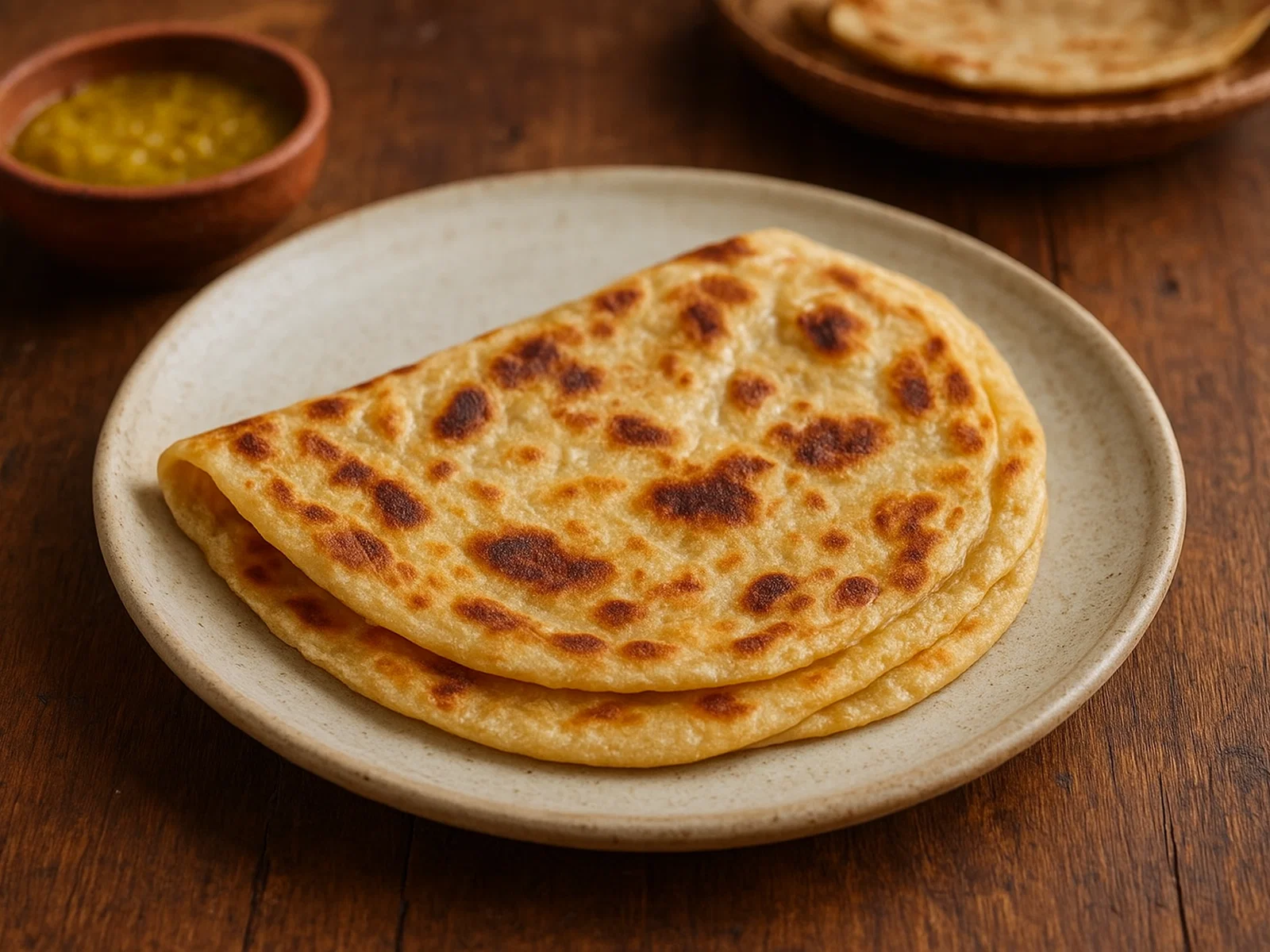Farata – mauritisches Fladenbrot aus der Pfanne