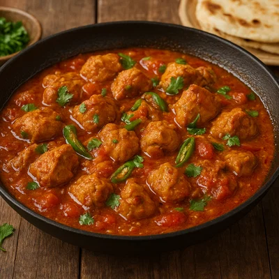 Chicken Karahi (pakistanisches Pfannencurry)