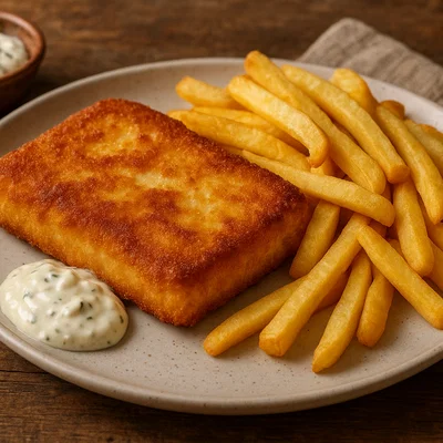 Smažený sýr (panierter, gebratener Käse)