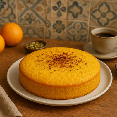 Gers Ogaily – kuwaitischer Kardamom-Safran-Kuchen