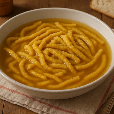 Passatelli in Brühe (Passatelli in Brodo)