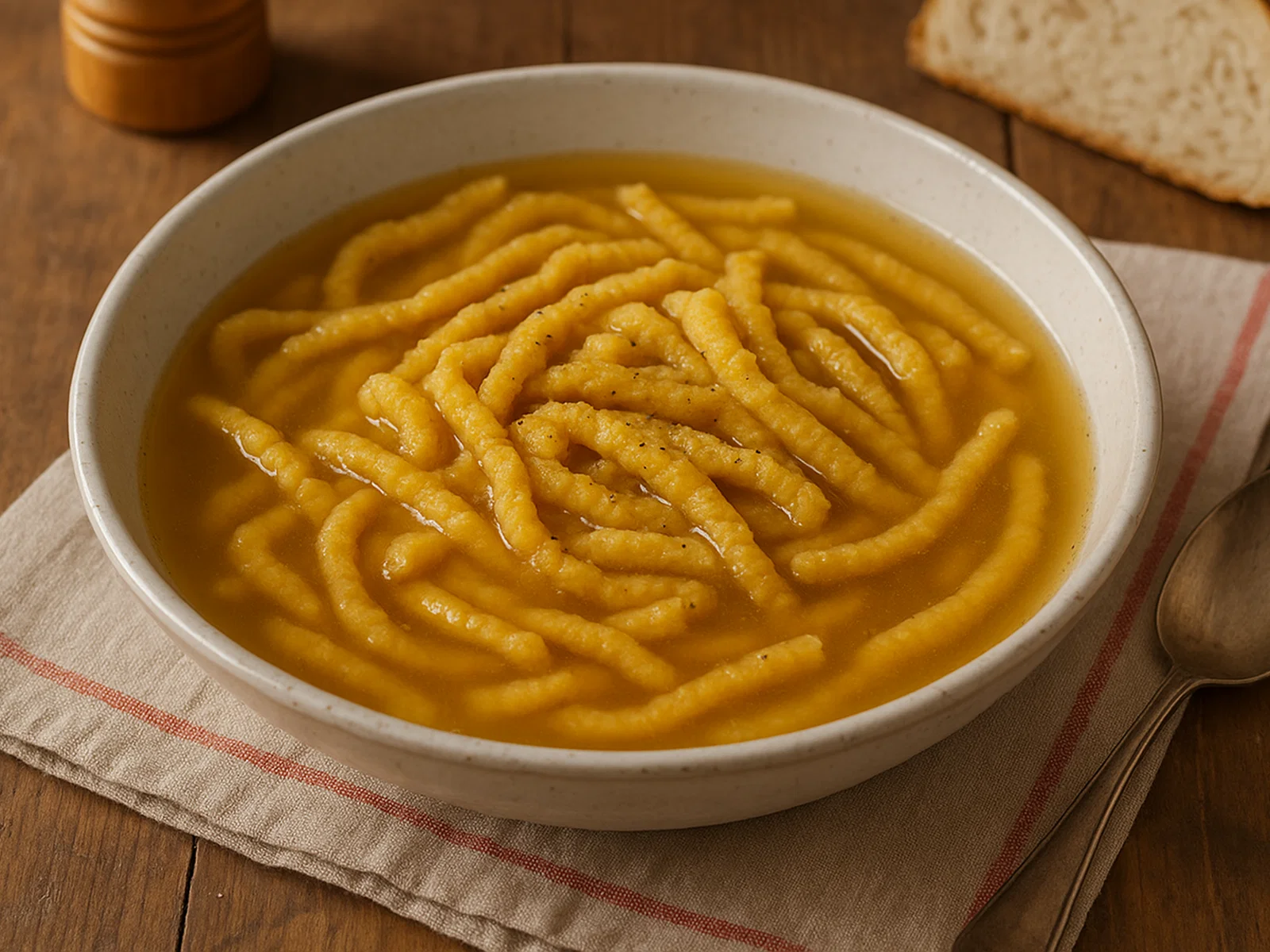Passatelli in Brühe (Passatelli in Brodo)