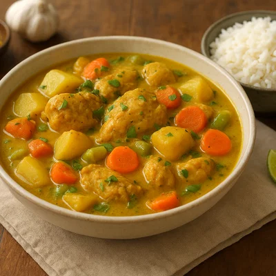 Colombo de Poulet (Karibischer Hähncheneintopf)