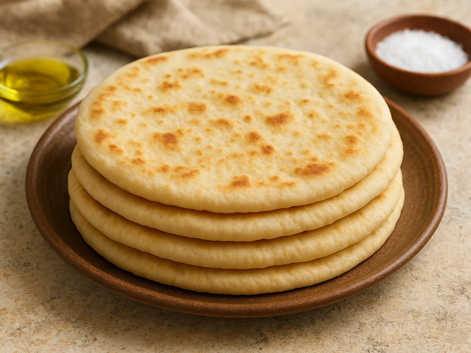 Kuboos – Weiches arabisches Fladenbrot