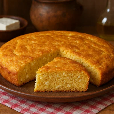 Serbische Proja – herzhaftes Maisbrot mit Käse