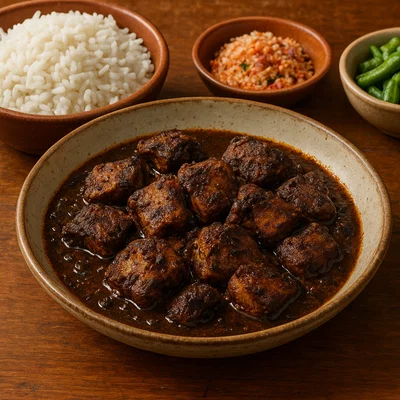 Sri Lankisches Fish Ambul Thiyal (saurer Gewürzfisch)