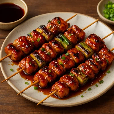 Yakitori – japanische Hähnchenspieße mit Tare-Sauce
