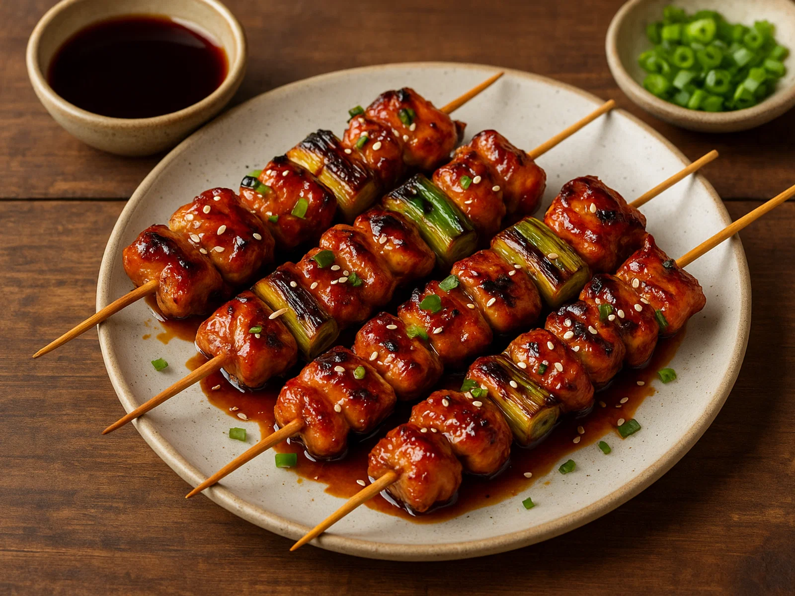 Yakitori – japanische Hähnchenspieße mit Tare-Sauce