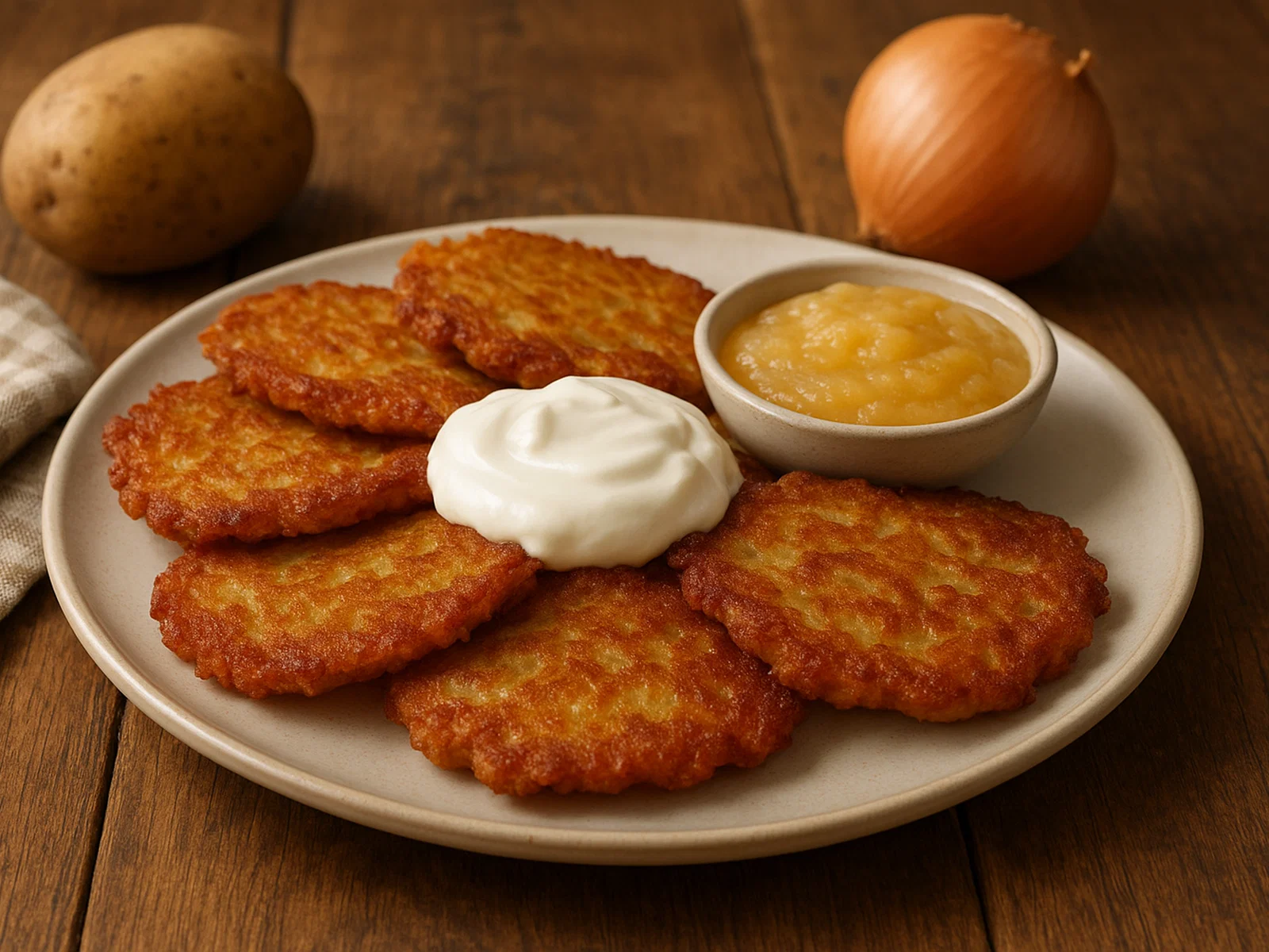 Kartupeļu pankūkas – Lettische Kartoffelpuffer