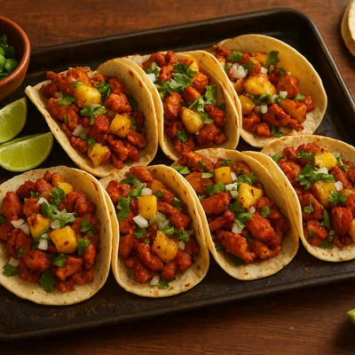 Tacos al Pastor vom Blech (Ofen-Variante)