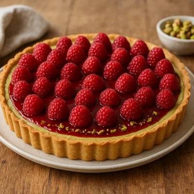 Himbeer-Pistazien-Tarte