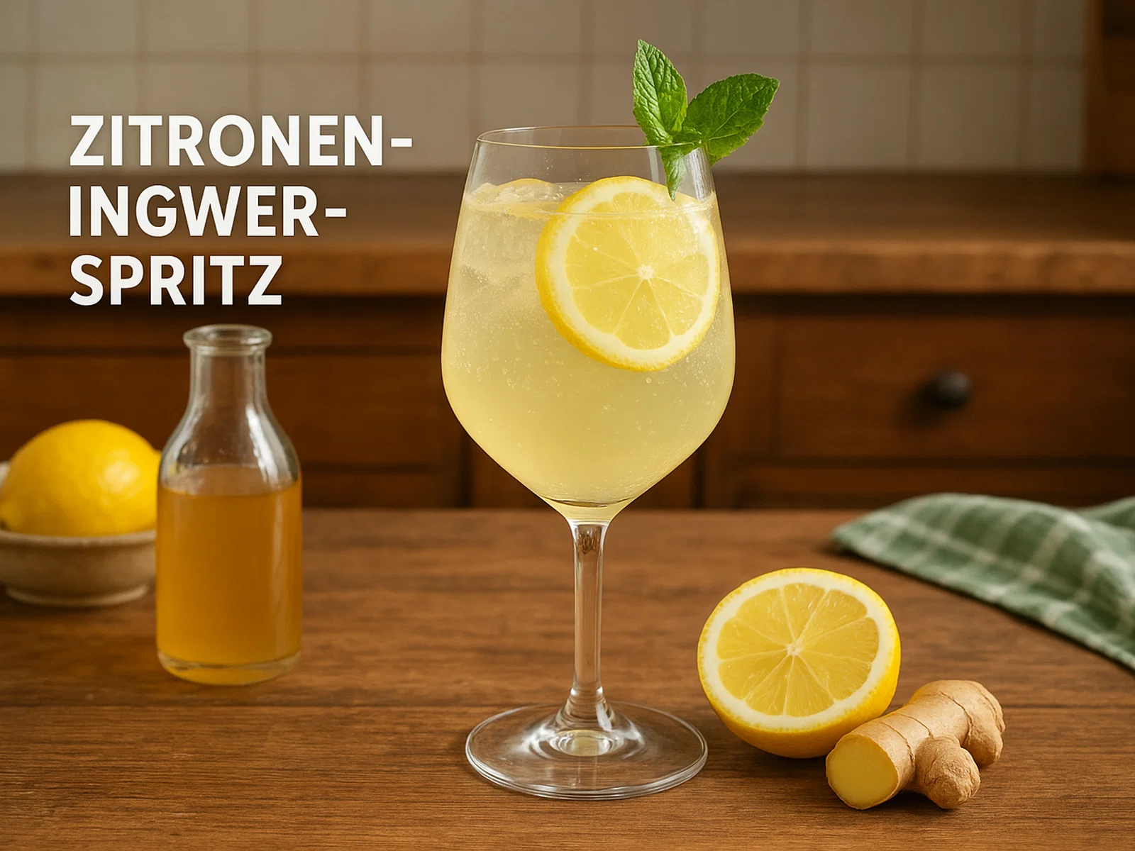 Zitronen-Ingwer-Spritz