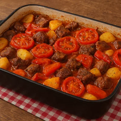 Tava e Preshevës – Schmorauflauf aus Presheva
