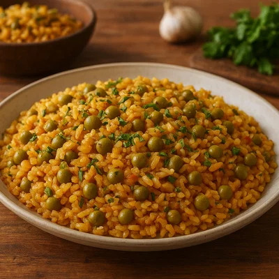 Moro de Guandules mit Kokosmilch