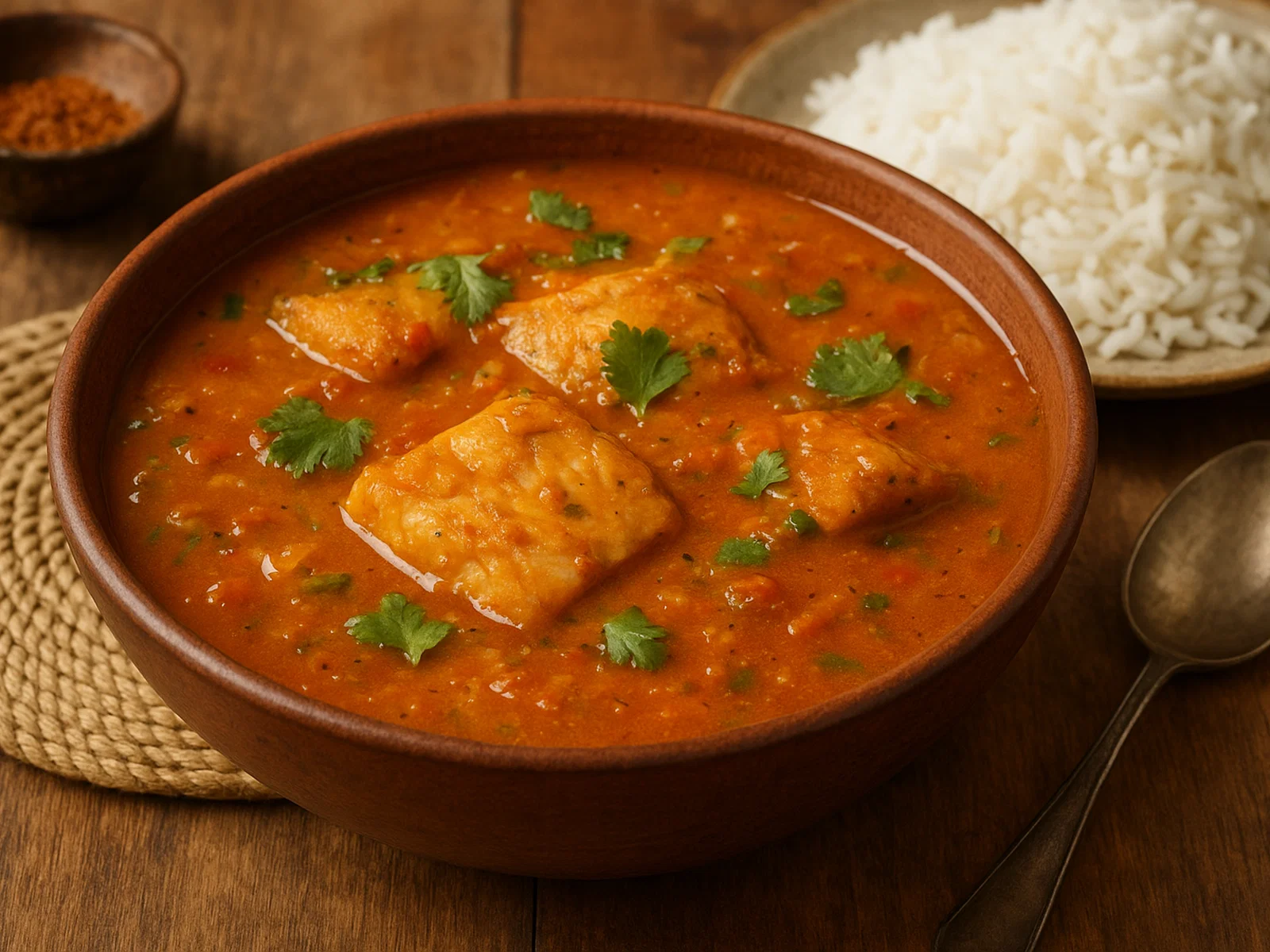 Mchuzi wa Samaki – Ostafrikanischer Fischeintopf mit Kokosmilch