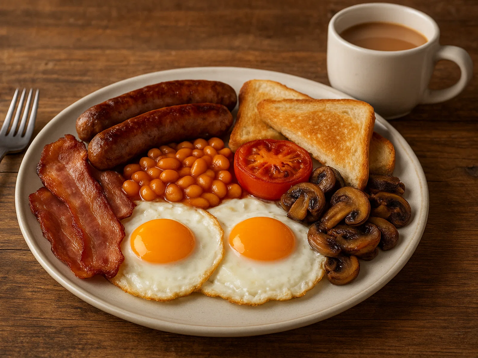 Klassisches Full English Breakfast