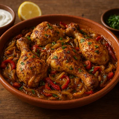 Afra – orientalisch marinierte Hähnchenschenkel aus dem Ofen