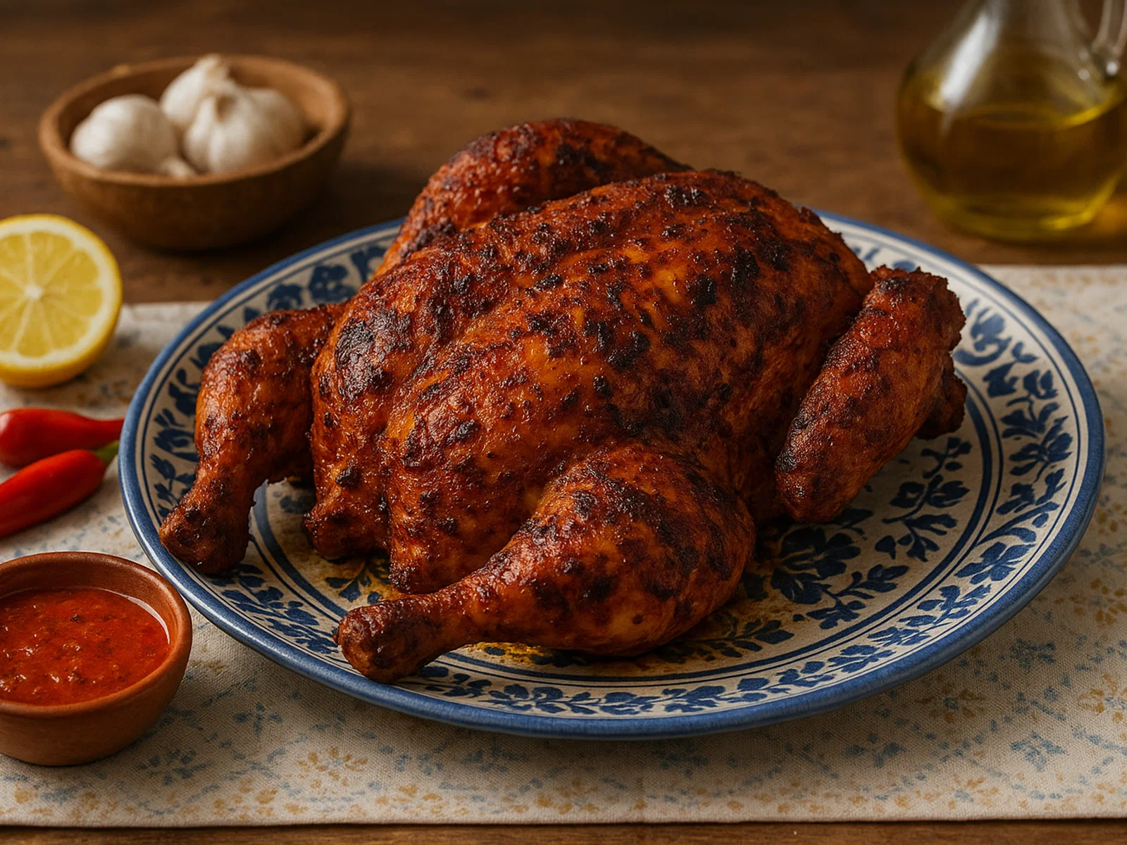 Galinha à Africana – Portugiesisch-Afrikanisches Grillhähnchen