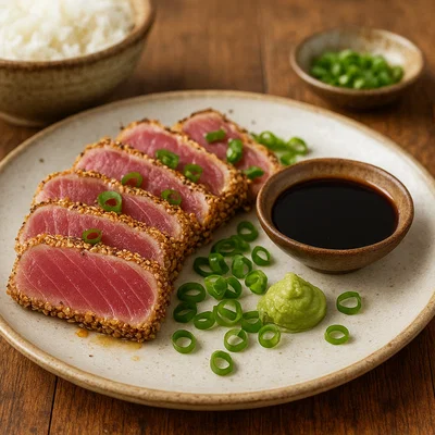 Thunfisch-Sesam-Sashimi