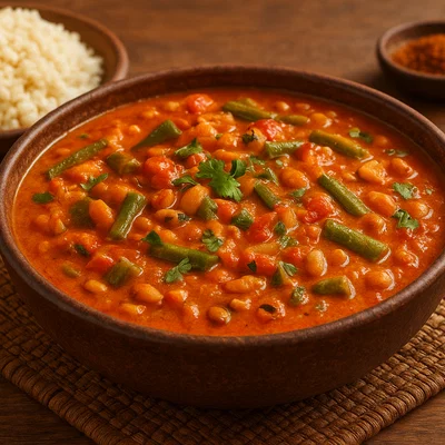 Djouka – Westafrikanischer Erdnuss-Tomaten-Eintopf