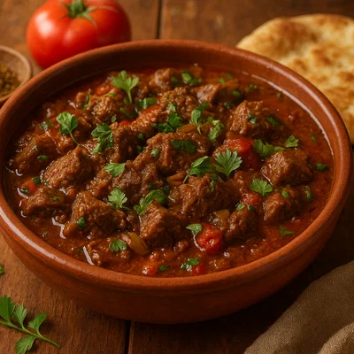 Falluk – herzhaft geschmortes Fleisch mit Kräutern und Gewürzen