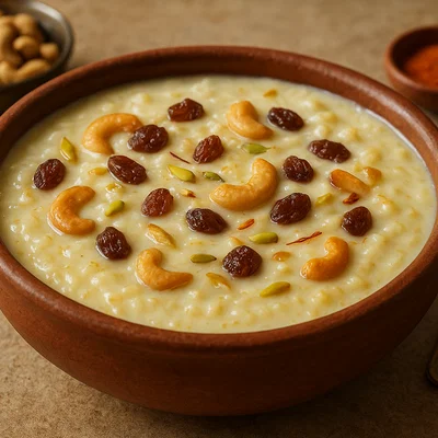 Cremiger Indischer Kheer (Reismilchpudding)