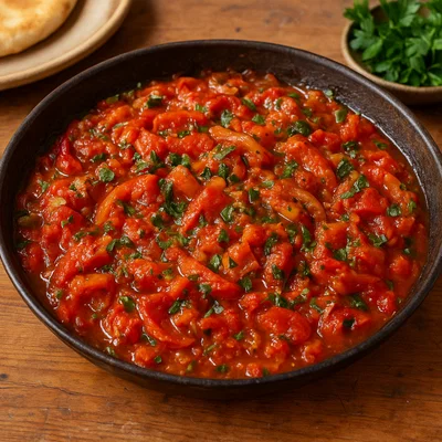 Galayet Bandora – Jordanische Tomatenpfanne
