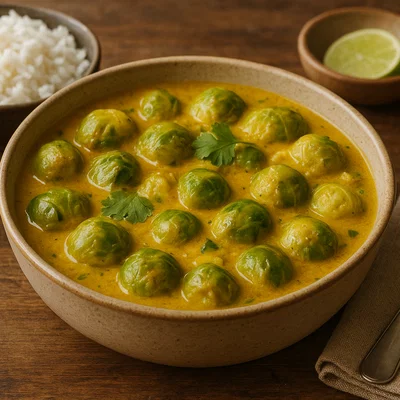 Rosenkohl-Curry mit Kokosmilch