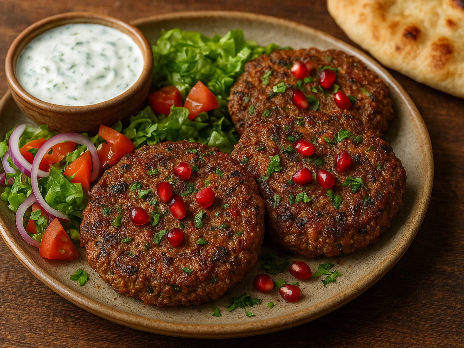 Chapli Kabab – würzige pakistanische Hackfleischkebabs