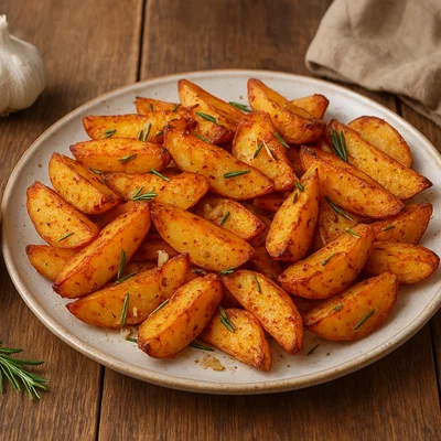 Knusprige Kartoffel-Wedges aus dem Ofen