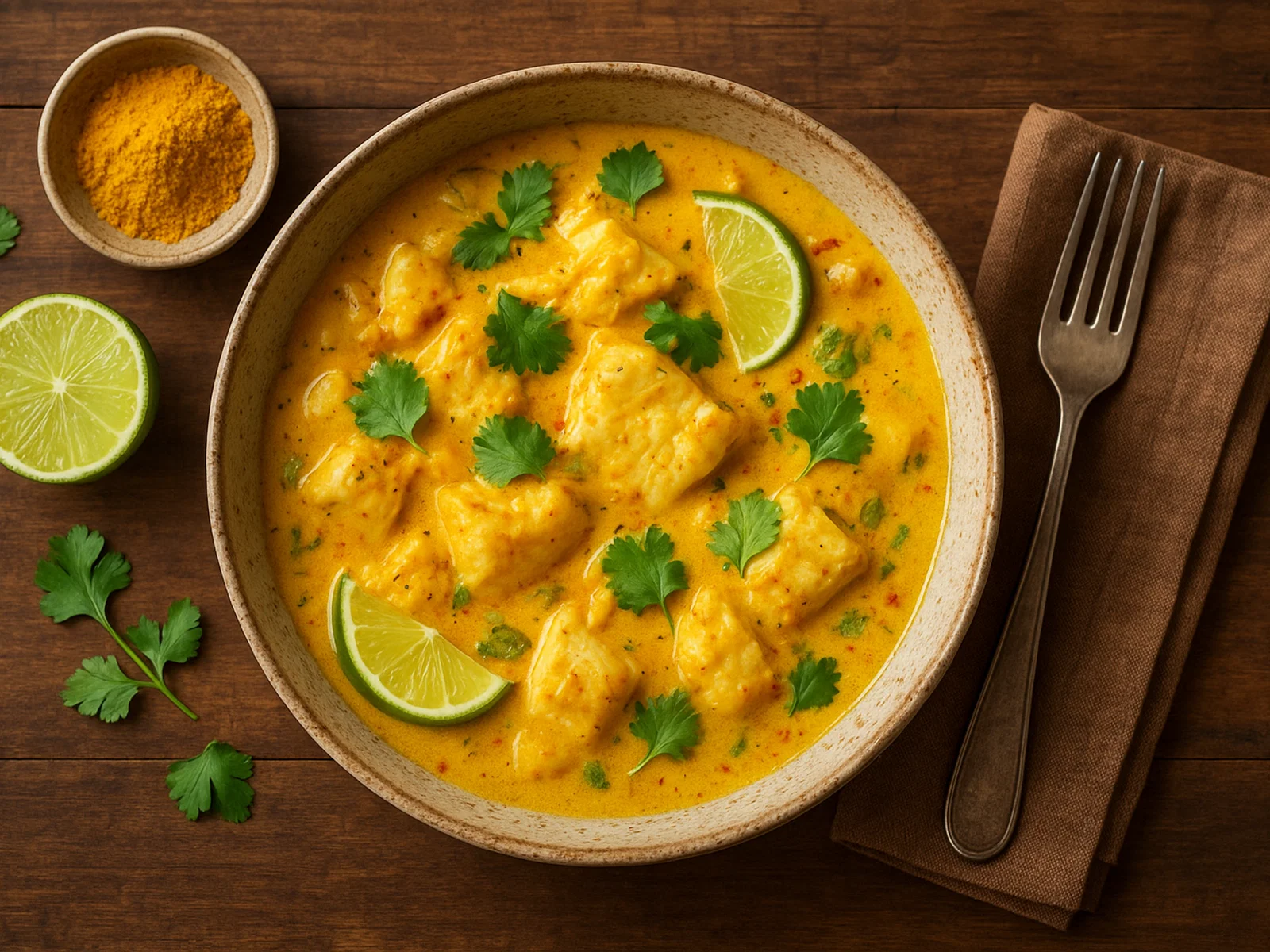 Riff-Fisch-Curry mit Kokosmilch