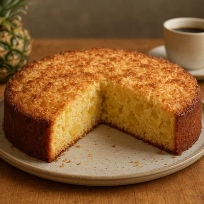 Saftiger Ananas-Kokos-Kuchen