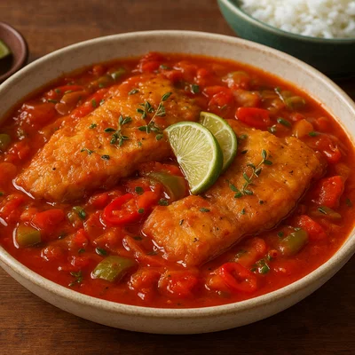 Bahamian Stew Fish (karibischer Fischeintopf)