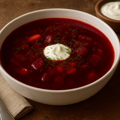 Polnischer Barszcz (Klarer Rote-Bete-Suppe)