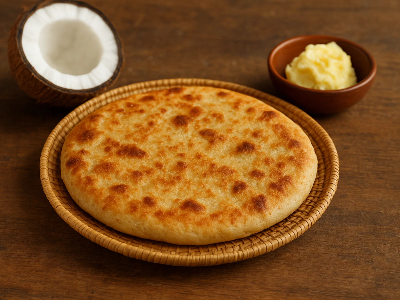 Huni Roshi – Maledivisches Kokos-Fladenbrot