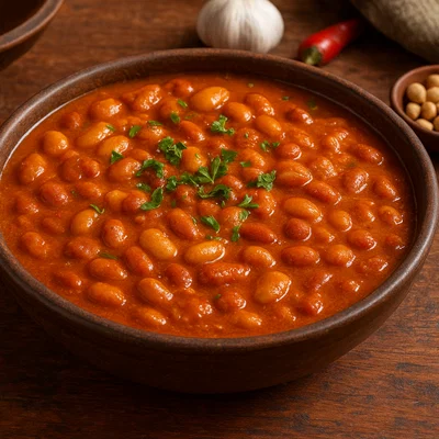 Madesu – Kongolesischer Bohneneintopf in Tomatensauce