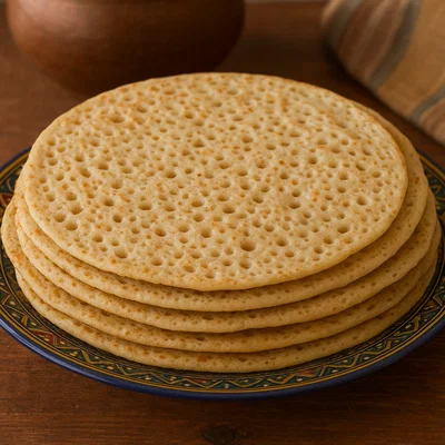 Somalische Canjeero (Laxoox) – weiche, fermentierte Fladenbrote